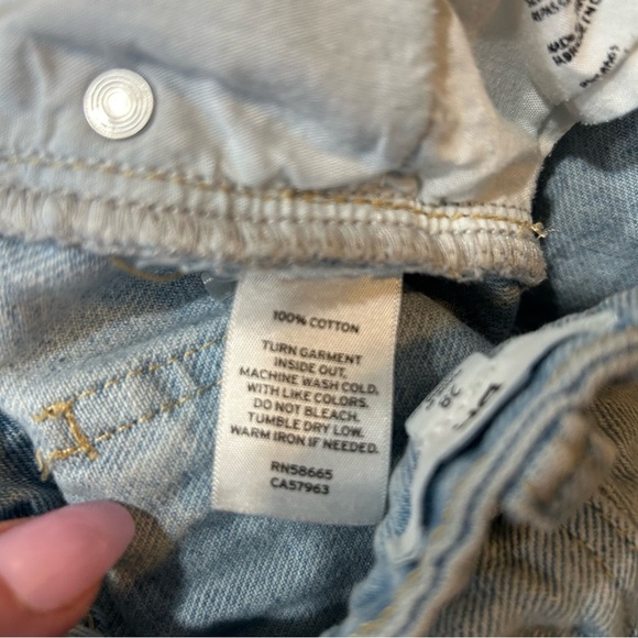 BP Button Fly Light Wash Blue Denim Jeans Straight Leg Women’s Size 28” - Picture 4 of 6